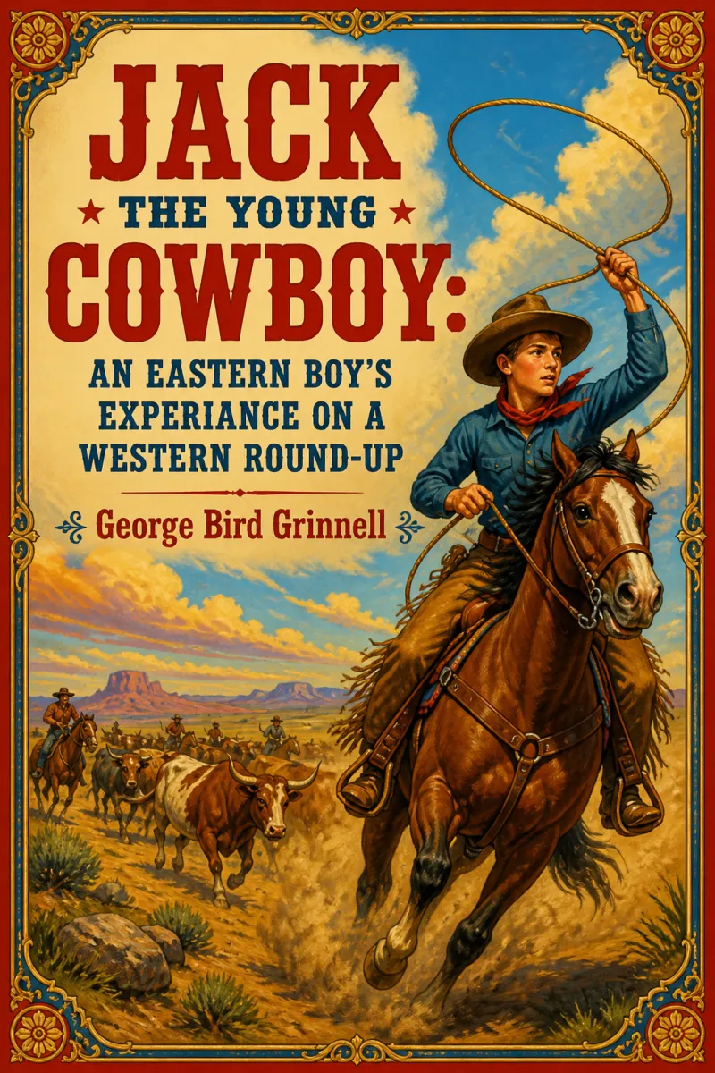 Cover of Jack the Young Cowboy: An Eastern Boy's Experiance on a Western Round-up by George Bird Grinnell