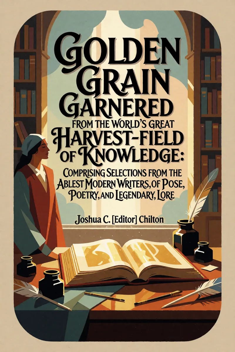 Cover of Golden Grain Garnered from the World's Great Harvest-field of Knowledge: Comprising Selections from the Ablest Modern Writers of Prose, Poetry, and Legendary Lore by Joshua C. [Editor] Chilton
