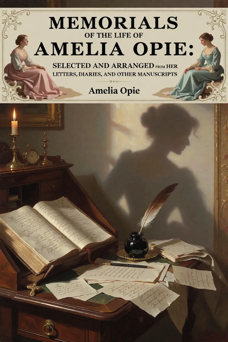 Cover of Memorials of the Life of Amelia Opie: Selected and Arranged from her Letters, Diaries, and other Manuscripts by Amelia Opie
