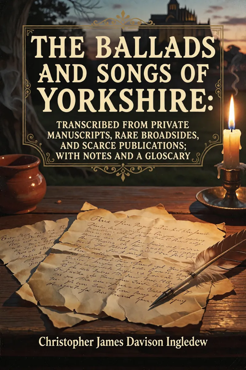 Cover of The Ballads and Songs of Yorkshire: Transcribed from Private Manuscripts, Rare Broadsides, and Scarce Publications; with Notes and a Glossary by Christopher James Davison Ingledew