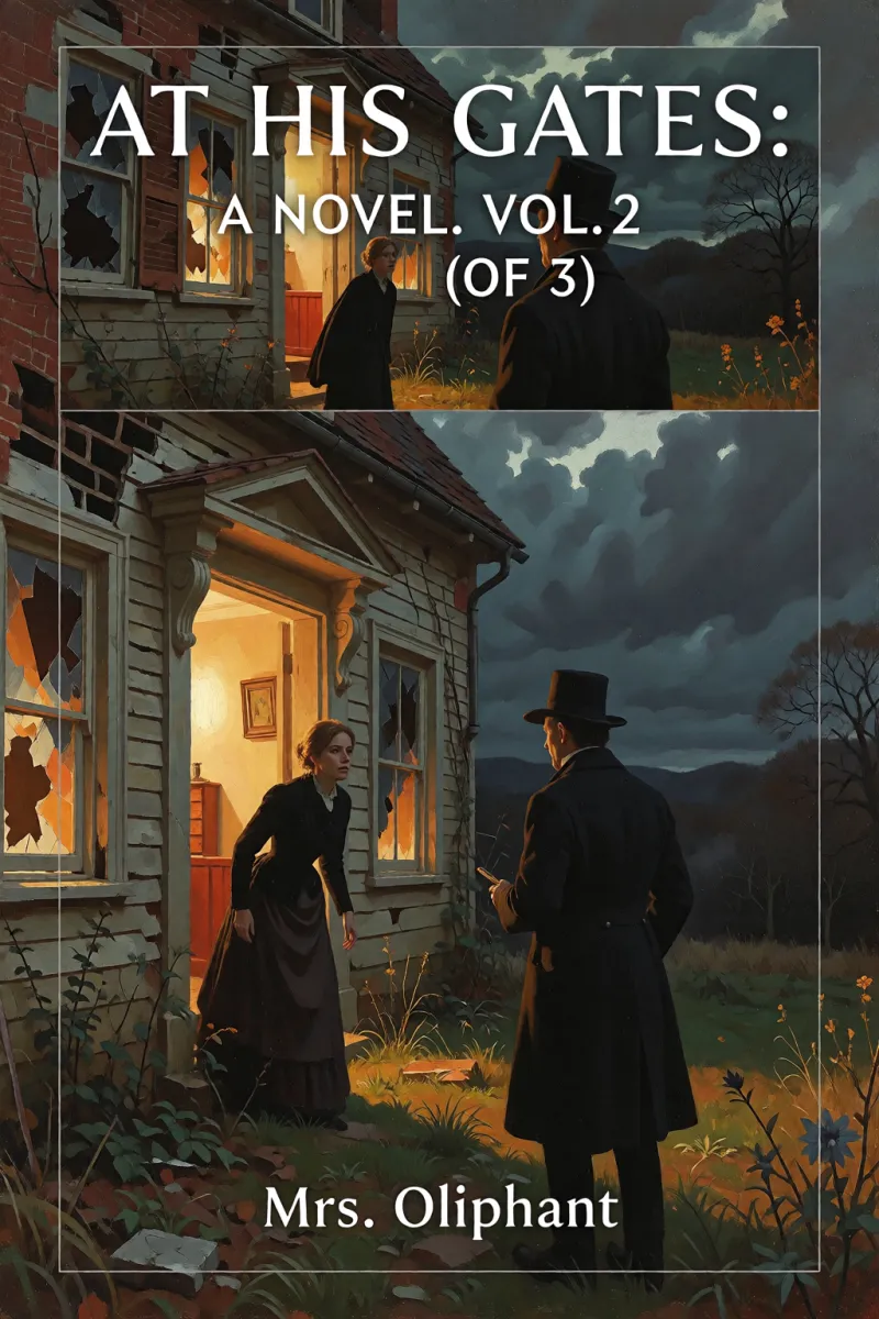 Cover of At His Gates: A Novel. Vol. 2 (of 3) by Mrs. Oliphant