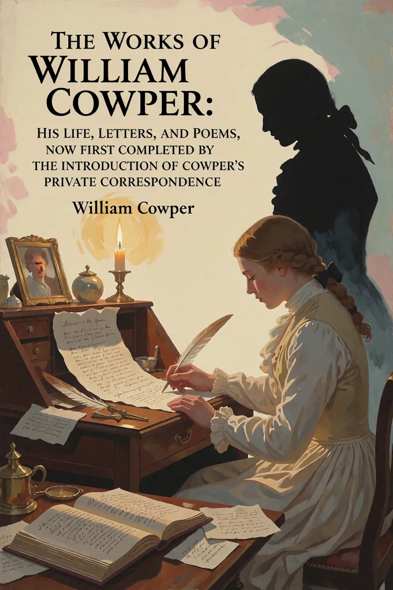 Cover of The Works of William Cowper: His life, letters, and poems, now first completed by the introduction of Cowper's private correspondence by William Cowper