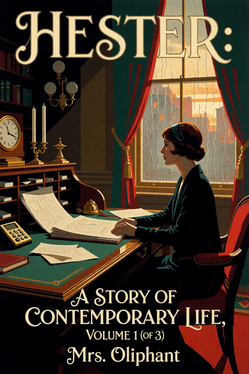 Cover of Hester: A Story of Contemporary Life, Volume 1 (of 3) by Mrs. Oliphant