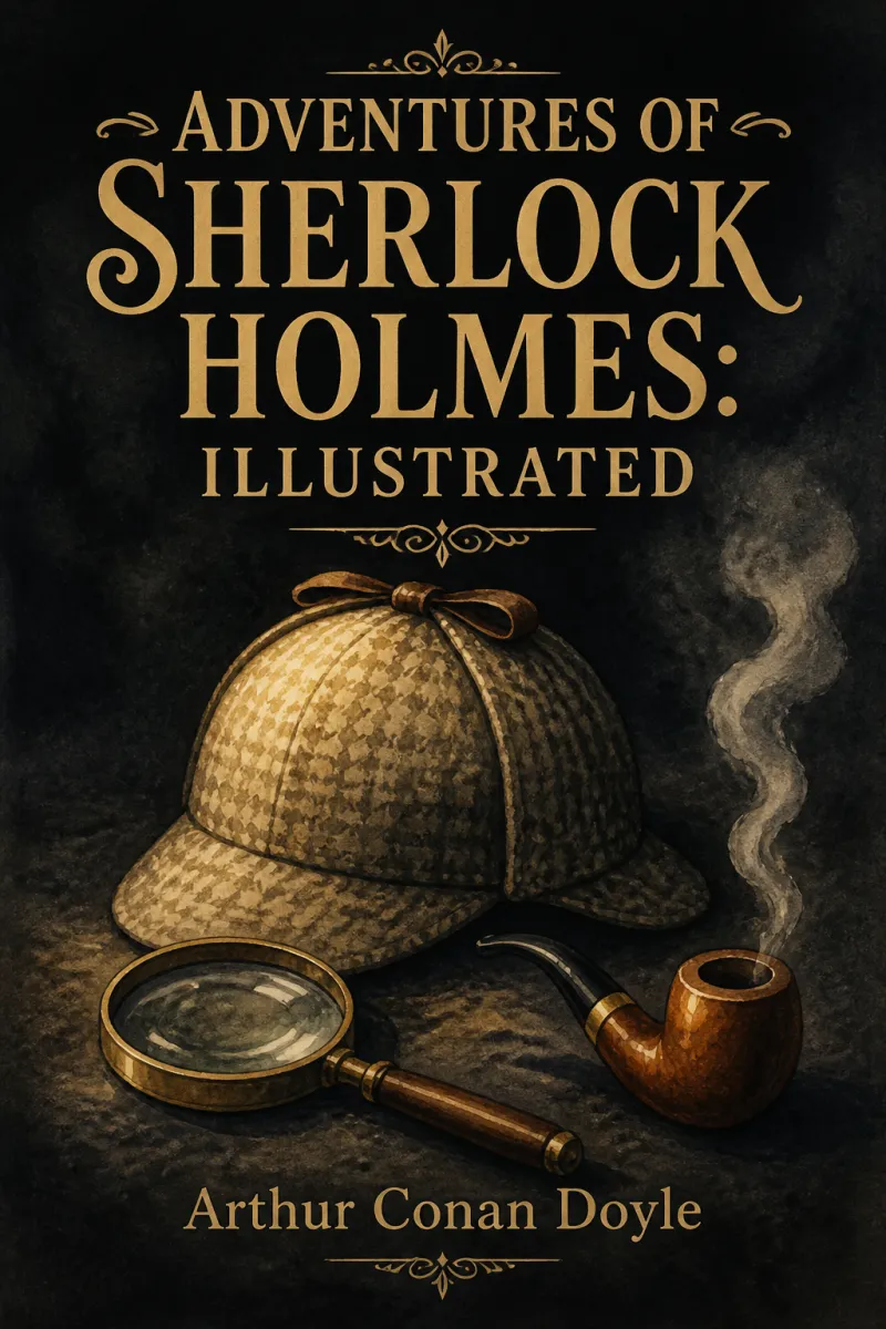 Cover of Adventures of Sherlock Holmes: Illustrated by Arthur Conan Doyle