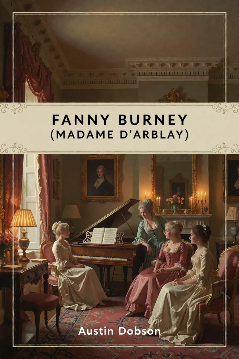 Cover of Fanny Burney (Madame D'Arblay) by Austin Dobson