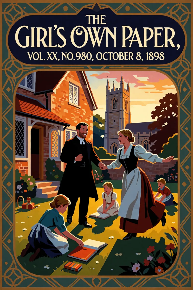 Cover of The Girl's Own Paper, Vol. XX, No. 980, October 8, 1898 by Various