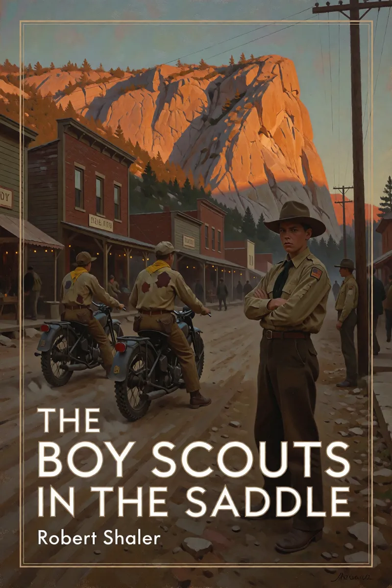 Cover of The Boy Scouts in the Saddle by Robert Shaler