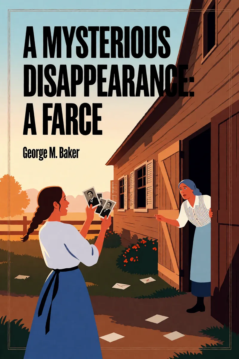 Cover of A Mysterious Disappearance: A Farce by George M. Baker