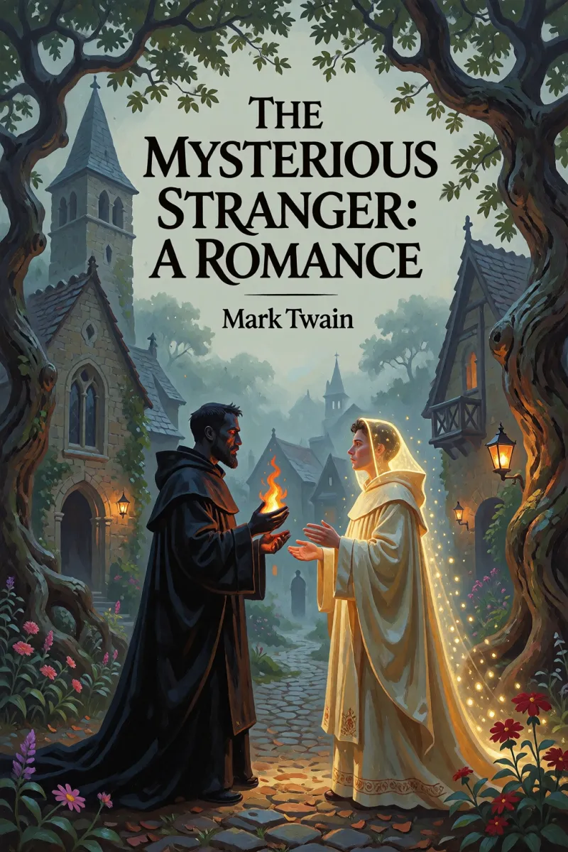 Cover of The Mysterious Stranger: A Romance by Mark Twain
