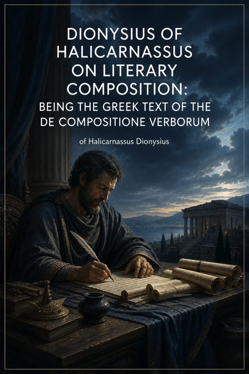 Cover of Dionysius of Halicarnassus On Literary Composition: Being the Greek Text of the De Compositione Verborum by of Halicarnassus Dionysius