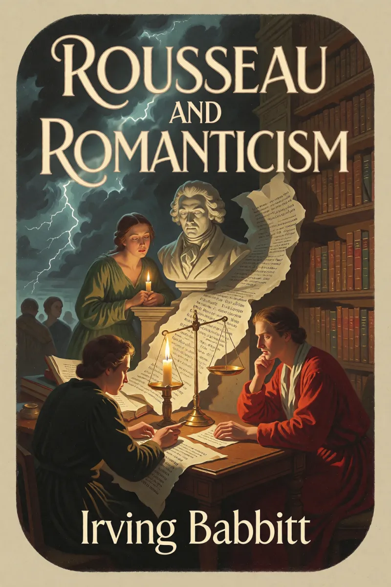 Cover of Rousseau and Romanticism by Irving Babbitt
