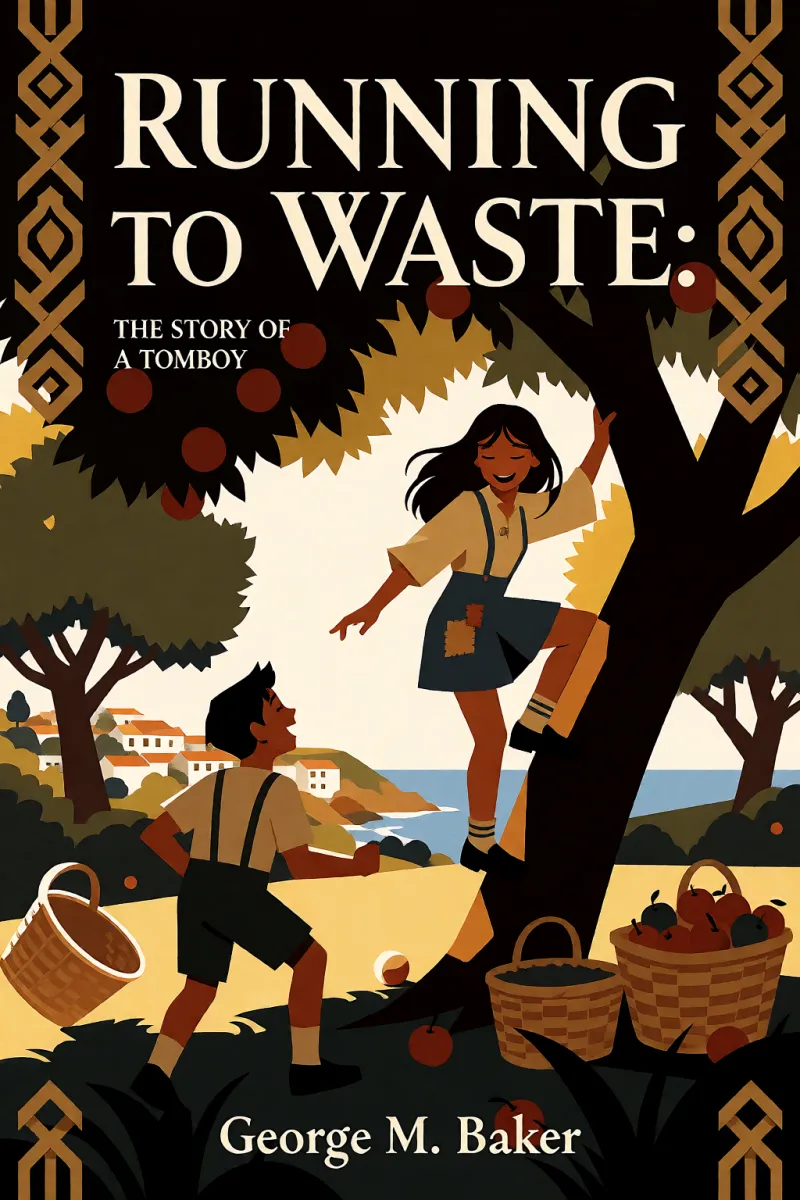 Cover of Running to Waste: The Story of a Tomboy by George M. Baker