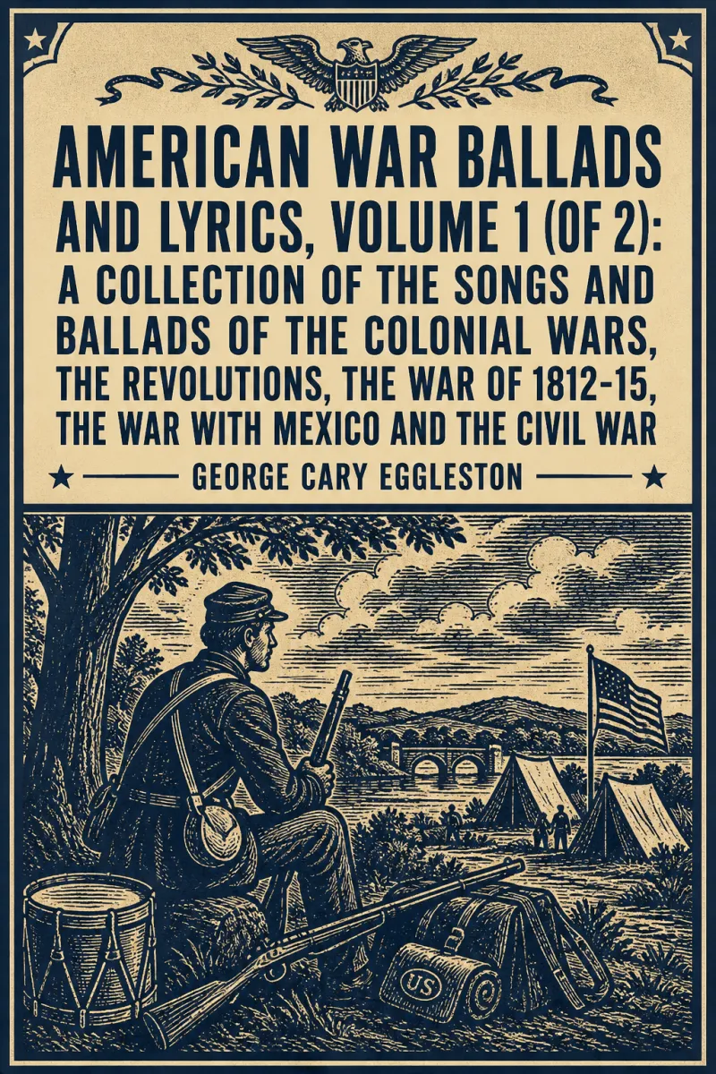 Cover of American War Ballads and Lyrics, Volume 1 (of 2): A Collection of the Songs and Ballads of the Colonial Wars, the Revolutions, the War of 1812-15, the War with Mexico and the Civil War by George Cary Eggleston