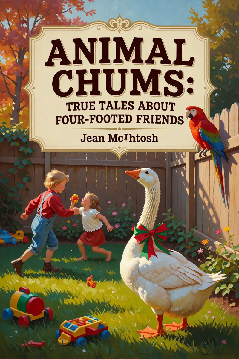 Cover of Animal Chums: True Tales about Four-footed Friends by Jean McIntosh
