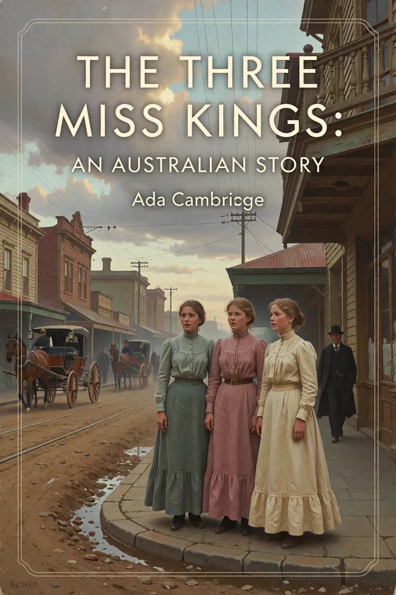 Cover of The Three Miss Kings: An Australian Story by Ada Cambridge