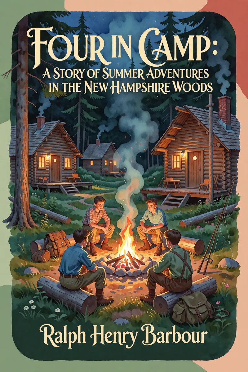 Cover of Four in Camp: A Story of Summer Adventures in the New Hampshire Woods by Ralph Henry Barbour