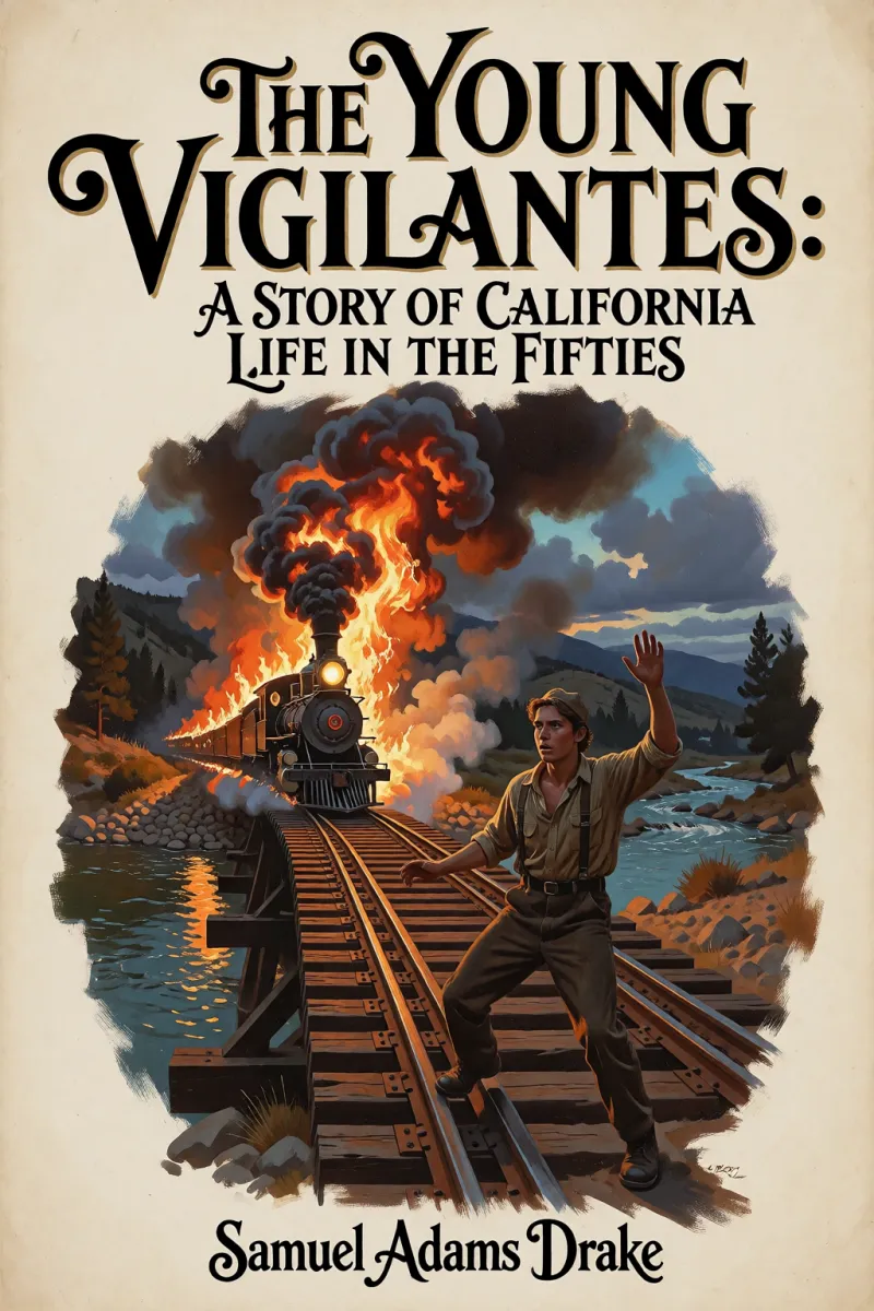 Cover of The Young Vigilantes: A Story of California Life in the Fifties by Samuel Adams Drake