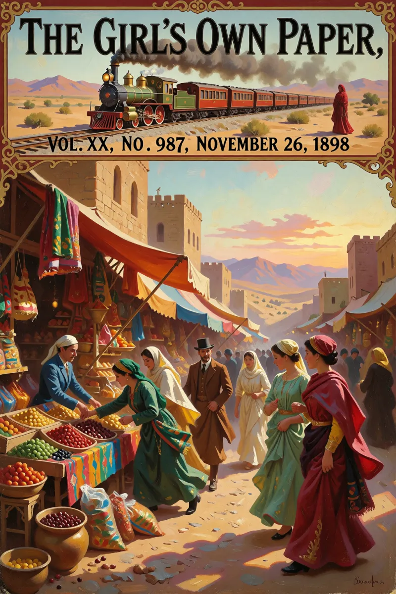 Cover of The Girl's Own Paper, Vol. XX, No. 987, November 26, 1898 by Various