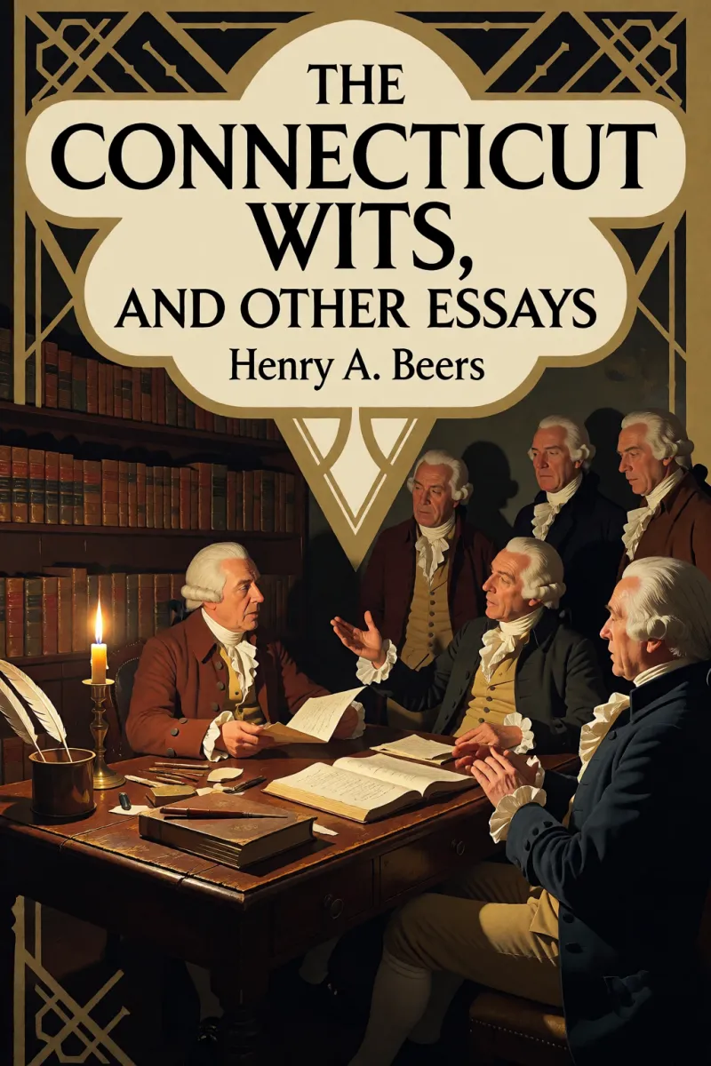 Cover of The Connecticut Wits, and Other Essays by Henry A. Beers