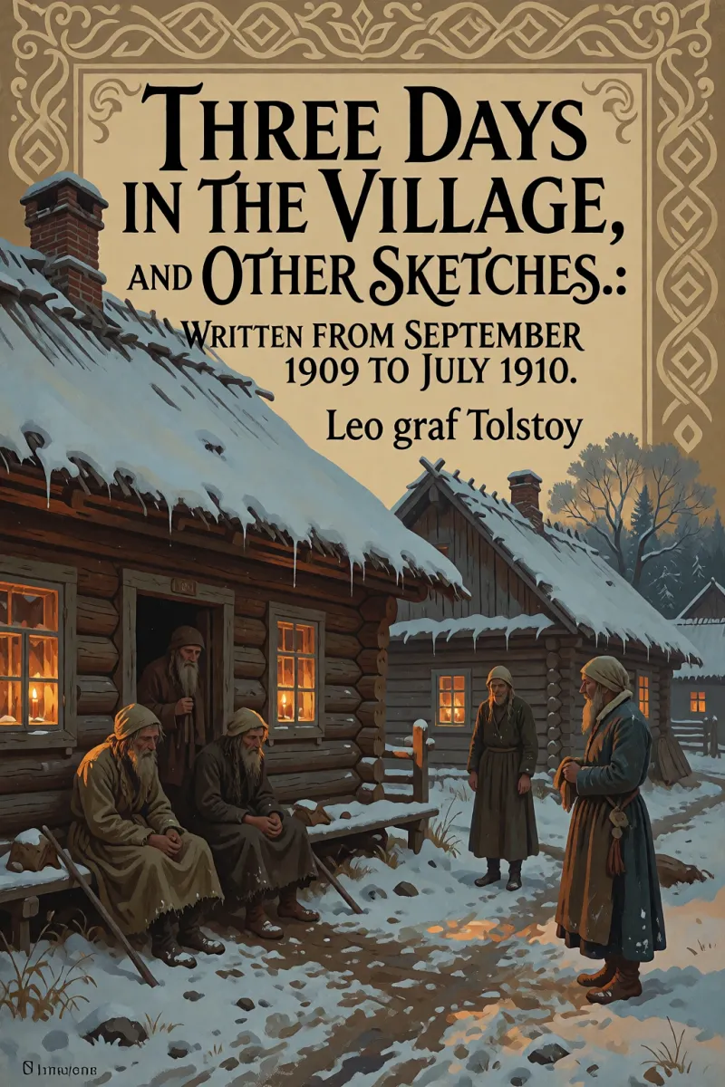 Cover of Three Days in the Village, and Other Sketches.: Written from September 1909 to July 1910. by Leo graf Tolstoy