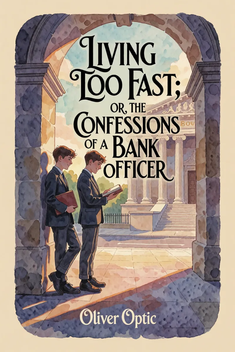 Cover of Living Too Fast; Or, The Confessions of a Bank Officer by Oliver Optic