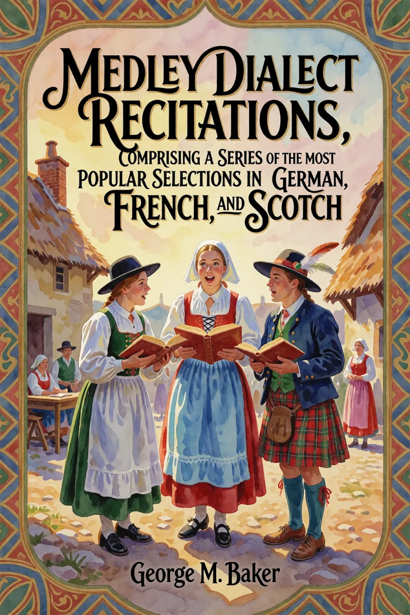 Cover of Medley Dialect Recitations, Comprising a Series of the Most Popular Selections in German, French, and Scotch by George M. Baker