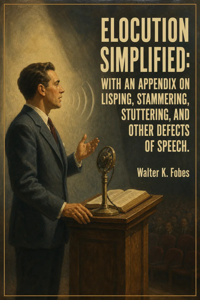Cover of Elocution Simplified: With an Appendix on Lisping, Stammering, Stuttering, and Other Defects of Speech. by Walter K. Fobes