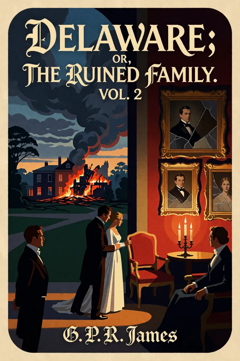 Cover of Delaware; or, The Ruined Family. Vol. 2 by G. P. R. James