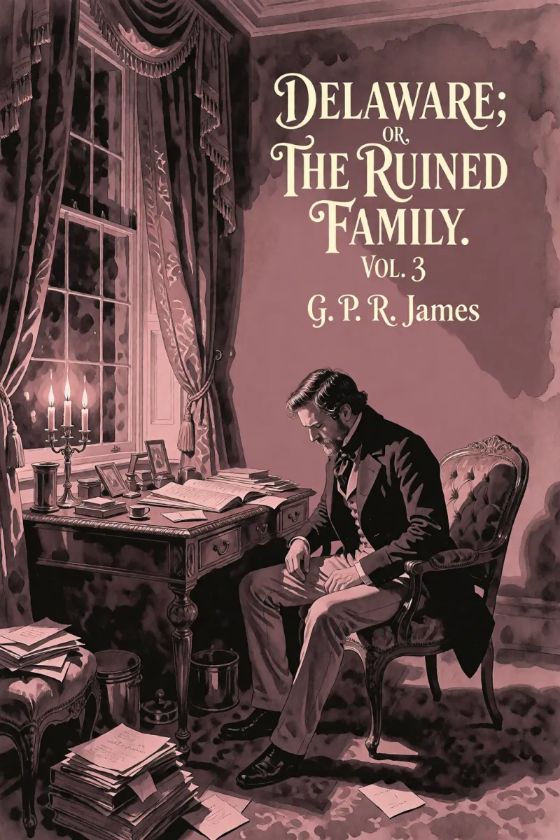 Cover of Delaware; or, The Ruined Family. Vol. 3 by G. P. R. James