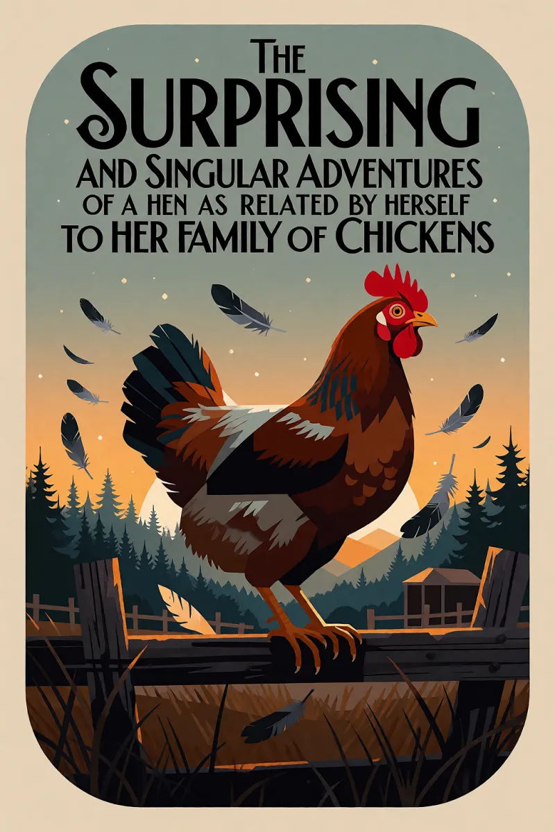 Cover of The Surprising and Singular Adventures of a Hen as Related by Herself to Her Family of Chickens by Anonymous