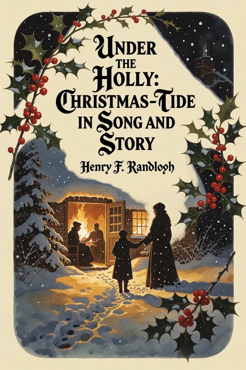 Cover of Under the Holly: Christmas-Tide in Song and Story by Henry F. Randolph