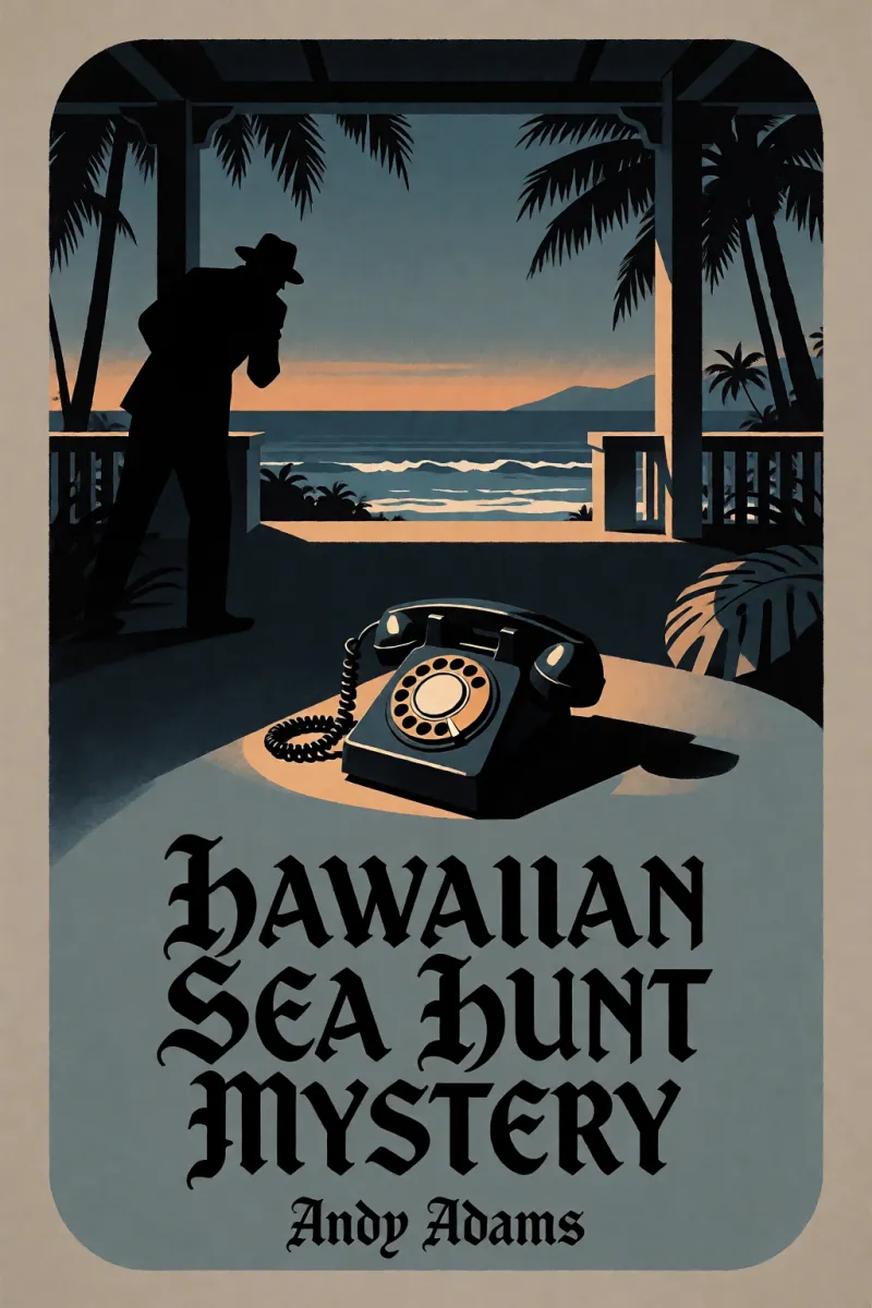 Cover of Hawaiian Sea Hunt Mystery by Andy Adams