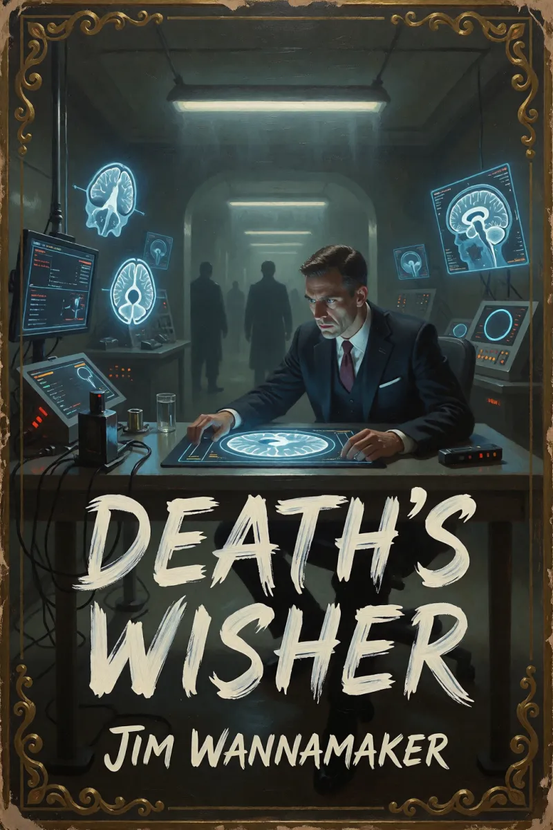 Cover of Death's Wisher by Jim Wannamaker