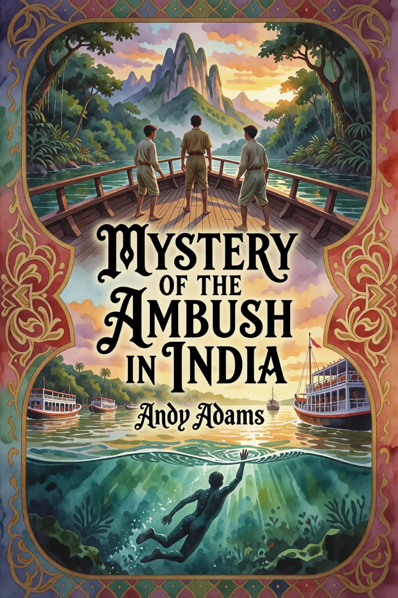 Cover of Mystery of the Ambush in India by Andy Adams