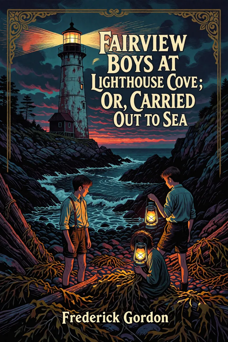 Cover of Fairview Boys at Lighthouse Cove; or, Carried out to Sea by Frederick Gordon