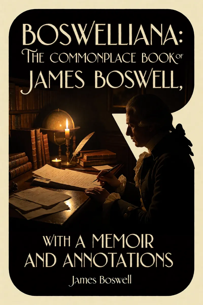 Cover of Boswelliana: The Commonplace Book of James Boswell, with a Memoir and Annotations by James Boswell