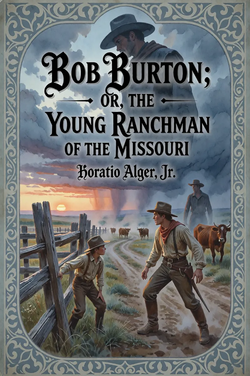 Cover of Bob Burton; or, The Young Ranchman of the Missouri by Horatio Alger, Jr.