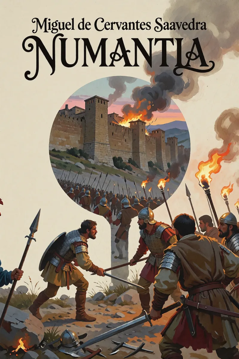 Cover of Numantia by Miguel de Cervantes Saavedra