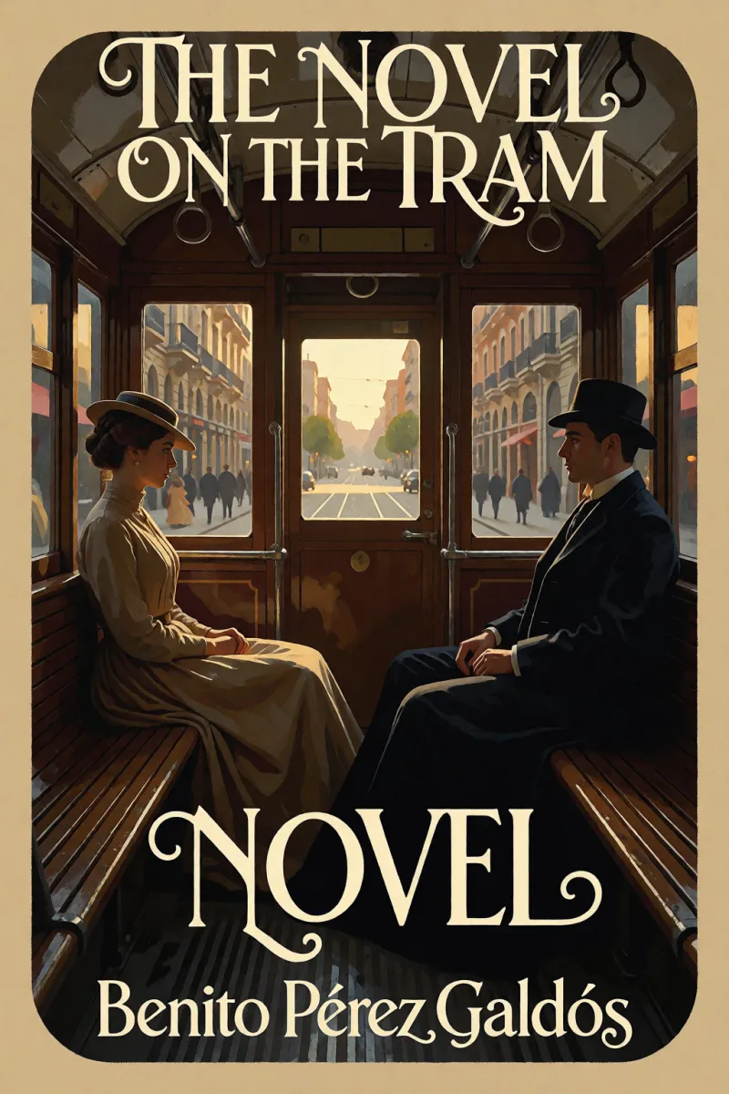Cover of The Novel on the Tram by Benito Pérez Galdós