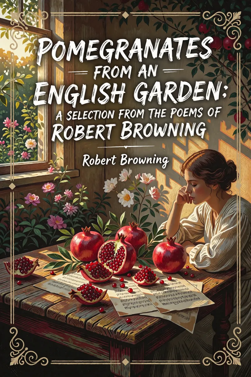 Cover of Pomegranates from an English Garden: A selection from the poems of Robert Browning by Robert Browning