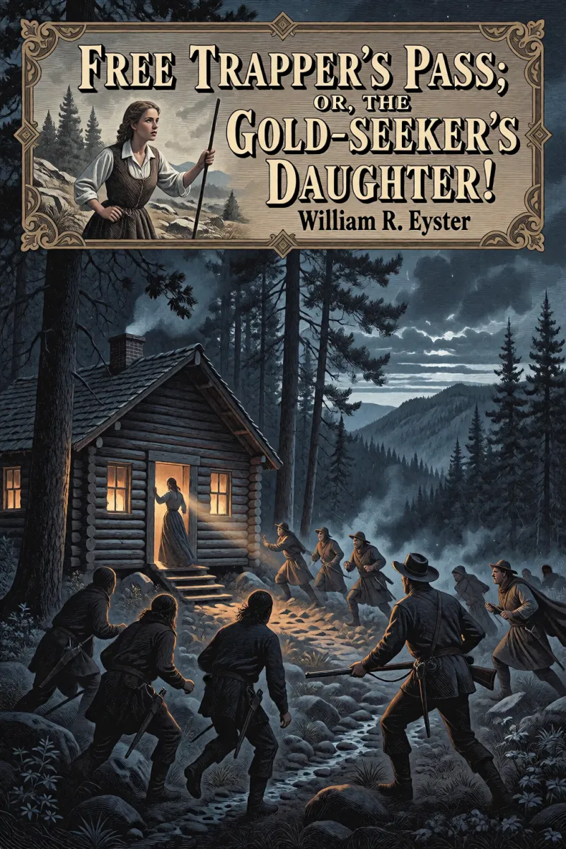 Cover of Free Trapper's Pass; or, the Gold-seeker's Daughter! by William R. Eyster