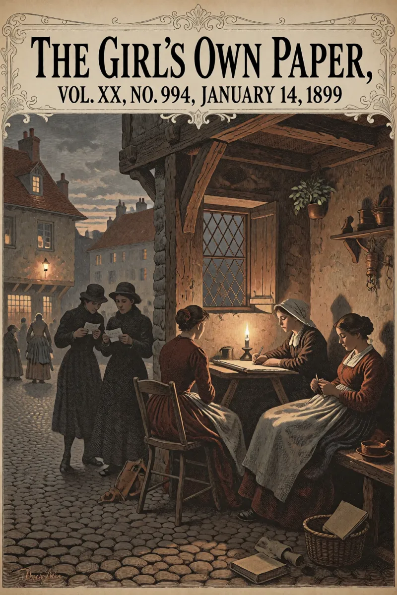 Cover of The Girl's Own Paper, Vol. XX, No. 994, January 14, 1899 by Various