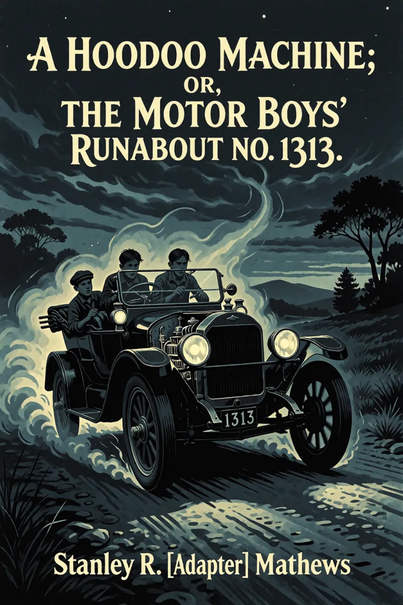 Cover of A Hoodoo Machine; or, The Motor Boys' Runabout No. 1313. by Stanley R. [Adapter] Matthews
