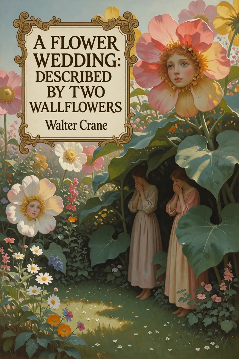 Cover of A Flower Wedding: Described by Two Wallflowers by Walter Crane