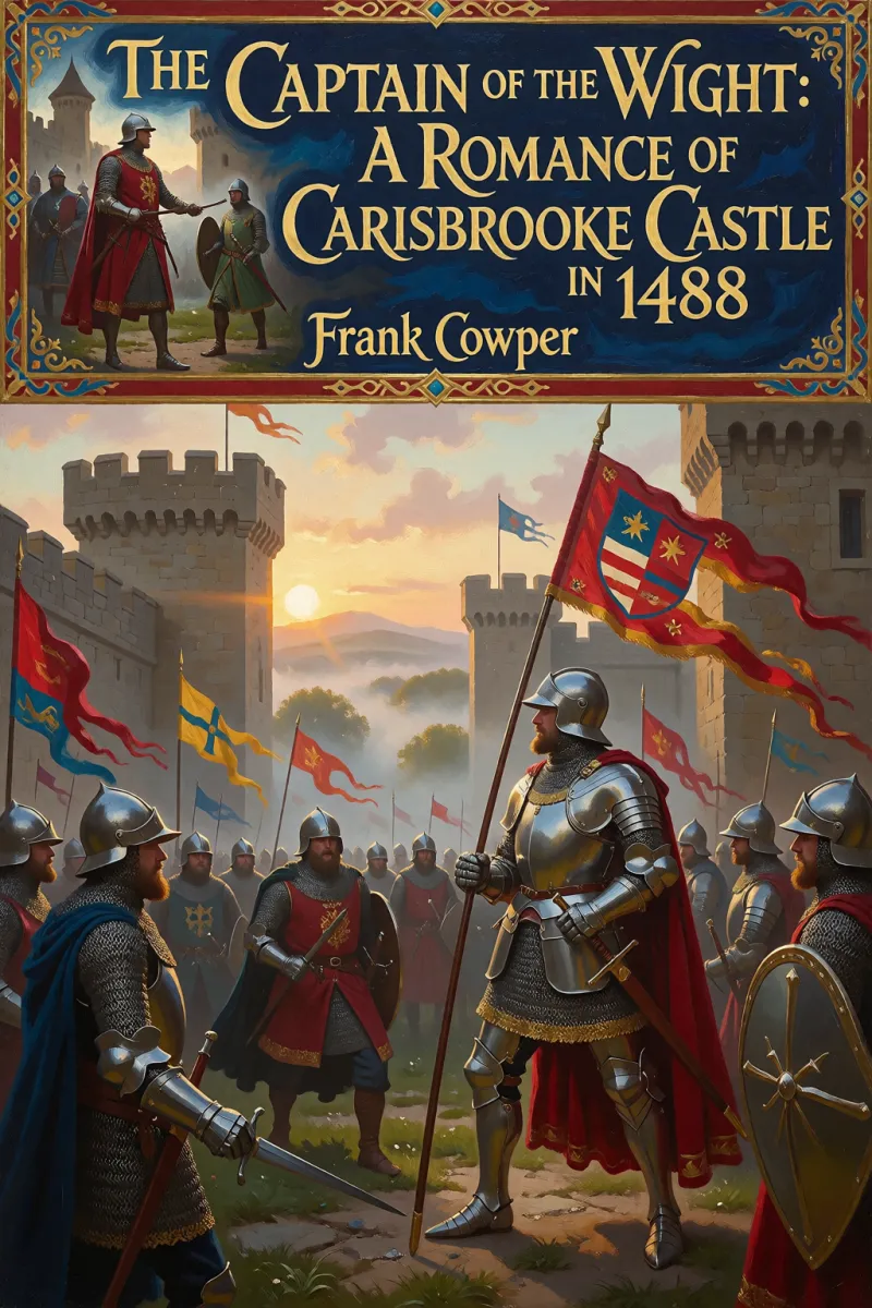 Cover of The Captain of the Wight: A Romance of Carisbrooke Castle in 1488 by Frank Cowper