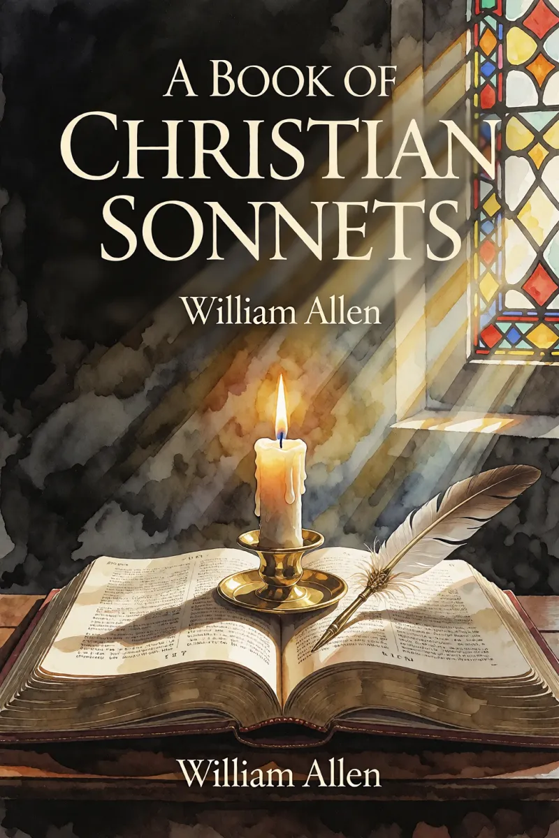 Cover of A Book of Christian Sonnets by William Allen