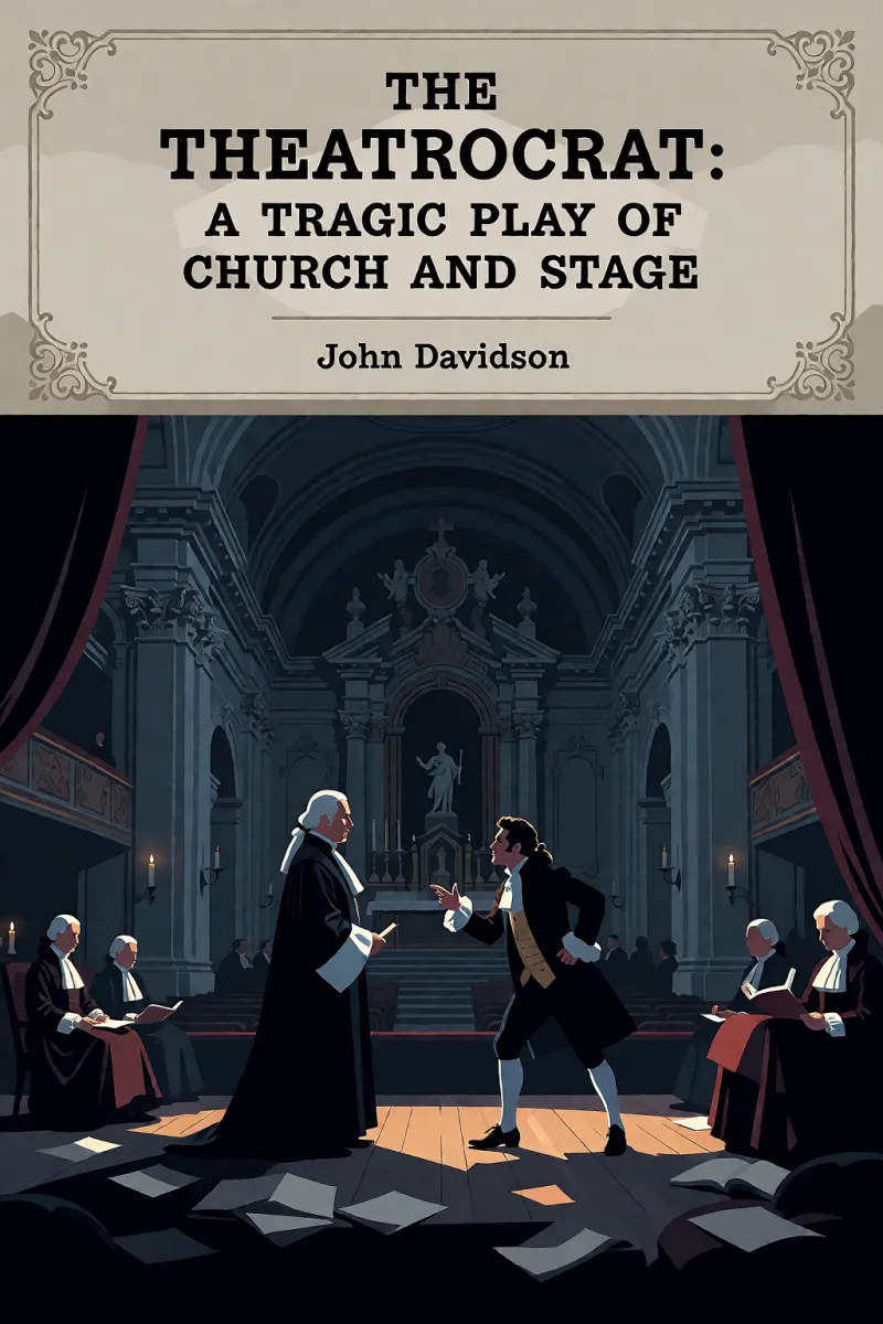 Cover of The Theatrocrat: A Tragic Play of Church and Stage by John Davidson