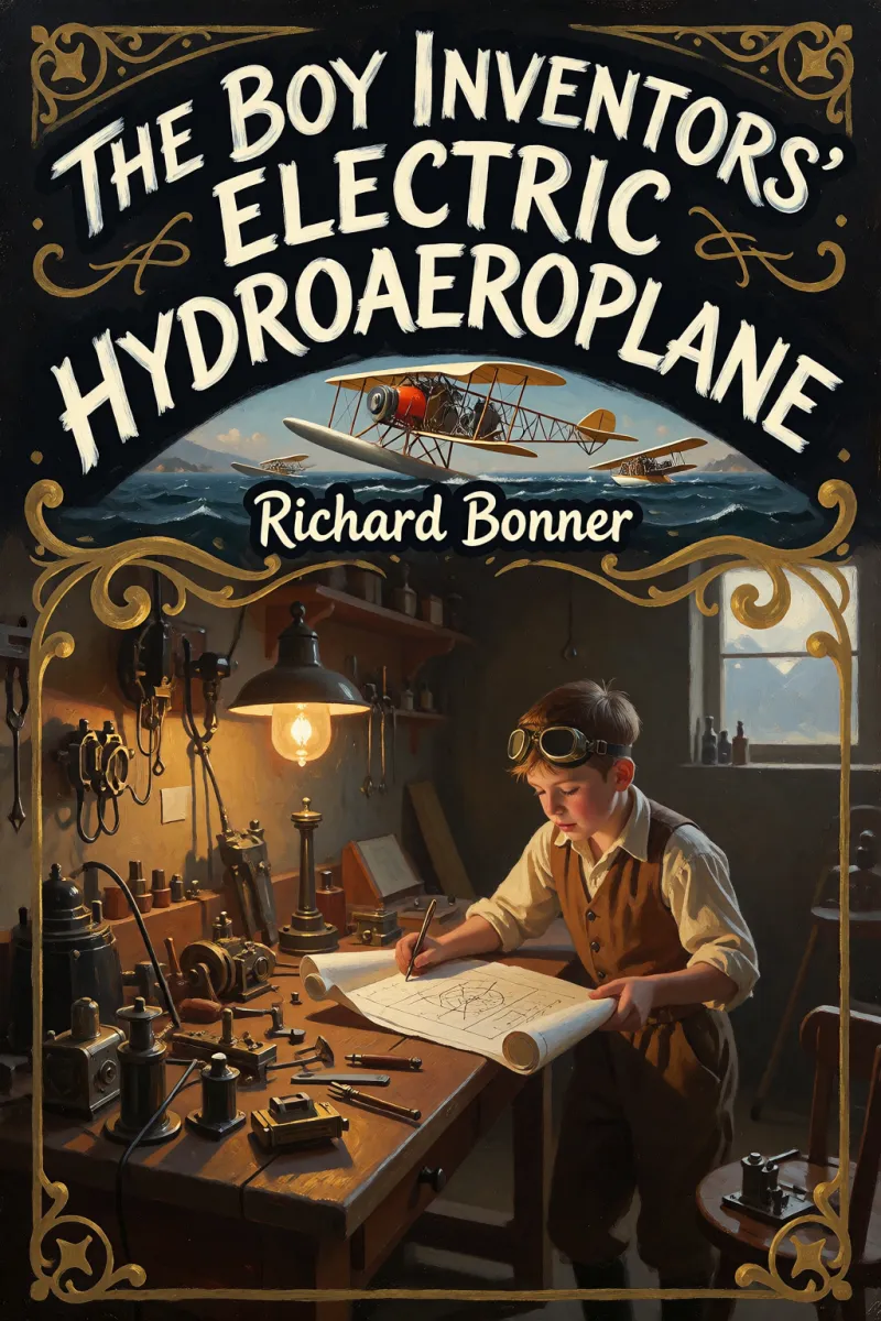 Cover of The Boy Inventors' Electric Hydroaeroplane by Richard Bonner