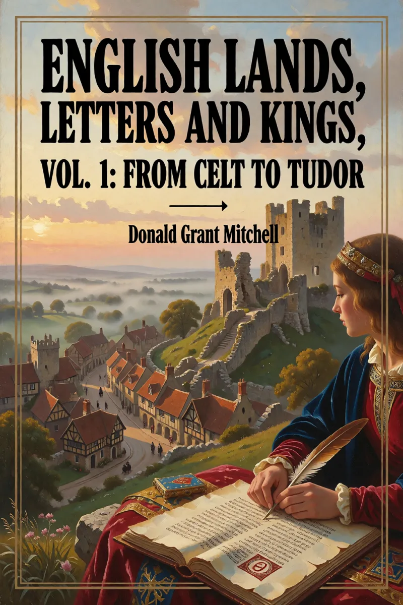 Cover of English Lands, Letters and Kings, vol. 1: From Celt to Tudor by Donald Grant Mitchell