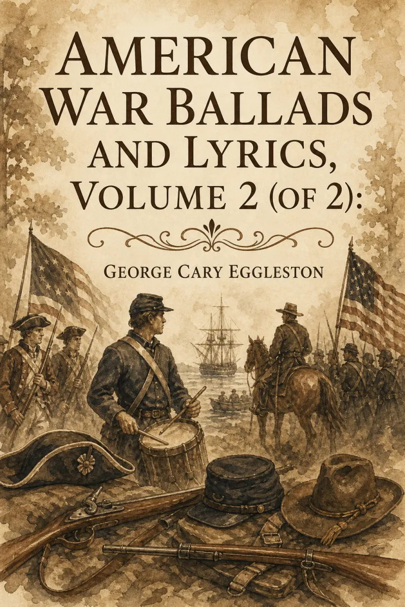 Cover of American War Ballads and Lyrics, Volume 2 (of 2): A Collection of the Songs and Ballads of the Colonial Wars, the Revolutions, the War of 1812-15, the War with Mexico and the Civil War by George Cary Eggleston